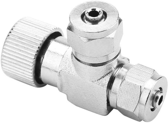 Nadelkraan voor CO2 Regulator met Beluchter voor Aquariums en Vijvers - Accessoire voor Visbakken van Merkloos