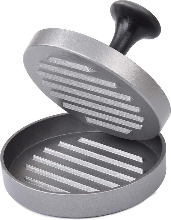 Narimano® Ronde Burger Druk Hamburger - Druk Aluminium Hamburger Vlees - Rundvlees Grill Burger Druk Patty Maker Mold van Narimano