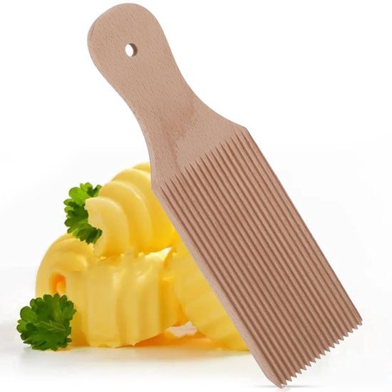 Natural Beech Wood Paddle for Gnocchi Board Pasta Maker