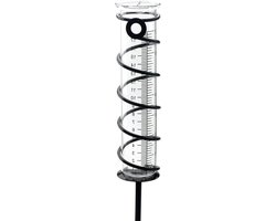Nauwkeurige Regenmeter van Glas met 17 Duidelijke Schalen voor Tuin en Terras, Weerstation en Watermeter