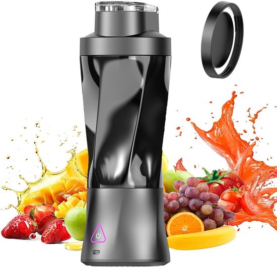NAXSIR Sapcentrifuge- sapcentrifuges groenten en fruit- Power Blender - 700 ml - 6 Messen - 360W-Premium Tritan blendbekers - USB Oplaadbaar - Voor Smoothies En Sappen