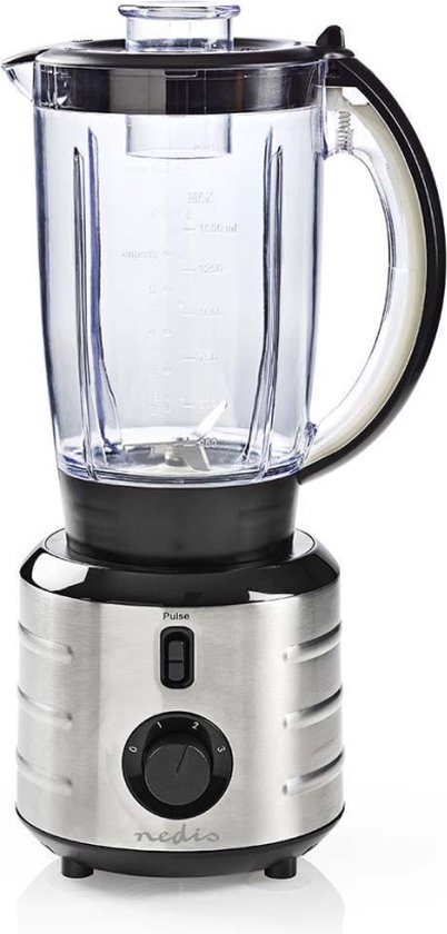 Nedis KABL210CAL Staande Blender 500 W 1,5 L Roestvrij Staal van Nedis