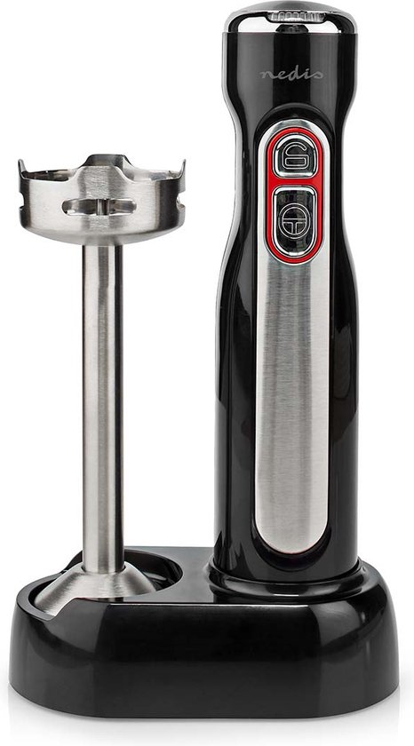 Nedis KAHB600BK - Staafmixer - 100W - RVS /Zwart van Nedis