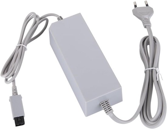 Nieuwe voeding kabel voor Wii adapter 110-240V EU stekker - vervangende stroomkabel, gaming accessoire, betrouwbare energievoorziening
