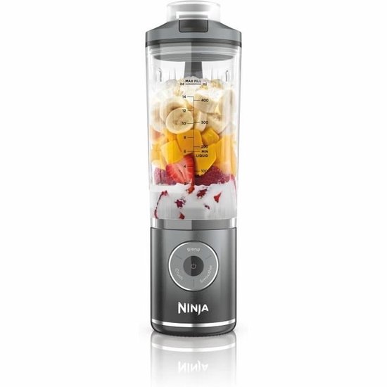 Ninja Blast Max Portable Blender - Koelgrijs - BC251EUGY van Ninja