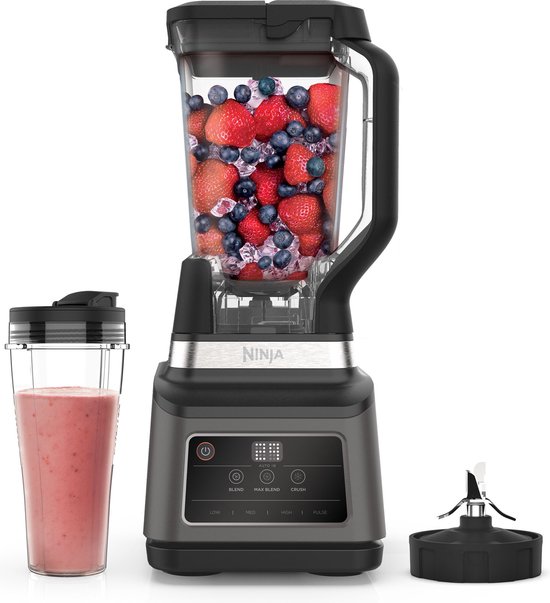 Ninja Foodi 2-in-1 Blender en Smoothie Maker - 1200 Watt - 2.1 Liter - IJsCrusher - Auto IQ - BN750EU van Ninja