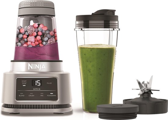 Ninja Foodi CB100EU - Power Nutri 2-in-1 Blender - 1100 Watt - Auto-iQ van Ninja