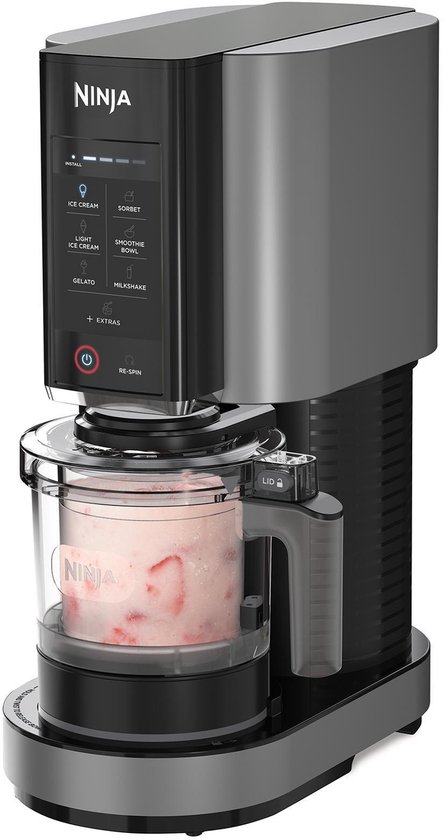 Ninja NC302EU, Traditionele ijsmachine, 0,473 l, 2 kommen, Zwart, 165 mm, 270 mm van Merkloos