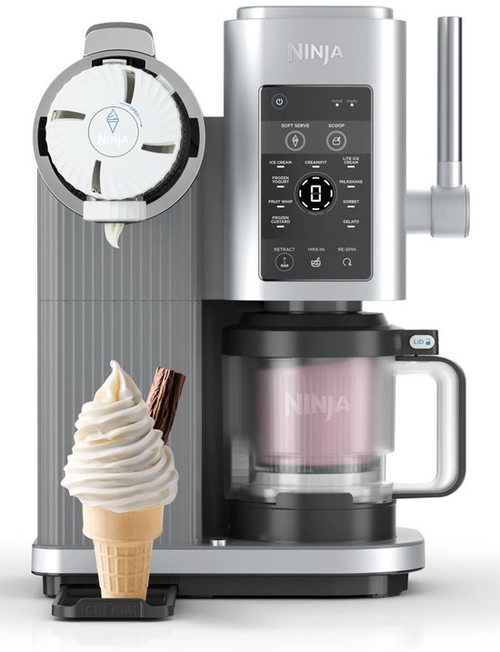 Ninja NC701EU, 0,48 l, 2 kommen, Zwart, Zilver, 0,8 m, Kunststof, 255 mm van Merkloos