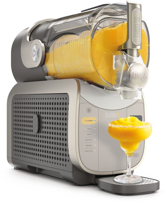 Ninja SLUSHi XL Frozen Drinks Maker met Slush-Assist-technologie, extra-grote inhoud van 3,7 l voor slush, bevroren cocktails en meer - Mocca - FS601EUBR