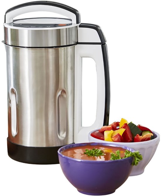 NIVA® Soepmaker - Blender - Soepmaker Blender - Zilver - 18cm x 21cm x 34cm