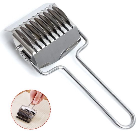 Noedelcutter RVS - Pasta Maker - Deeg Cutter - Keuken Gereedschap - Zelfgemaakte Noedels - Multifunctioneel Gebruik - Pastamaker