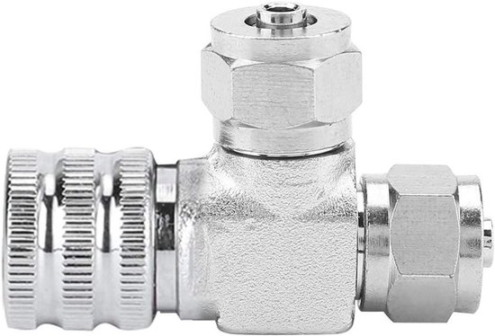 Noodklep voor CO2 Regulator met Beluchter voor Aquarium - Bubble Counter Accessoire voor Vis Tanks van Merkloos