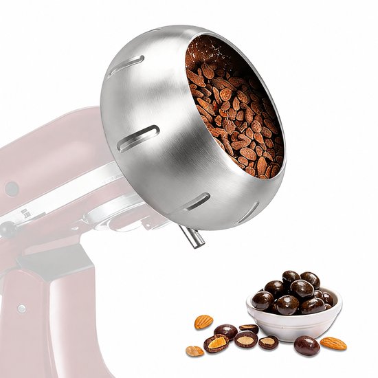 North Collective Opzet stuk Coating Machine - Chocolade Opzet stuk Drageermachine - Opzetstuk Tempereer Machine voor Noten Fruit Koffiebonen en Zoetigheden- excl. Machine