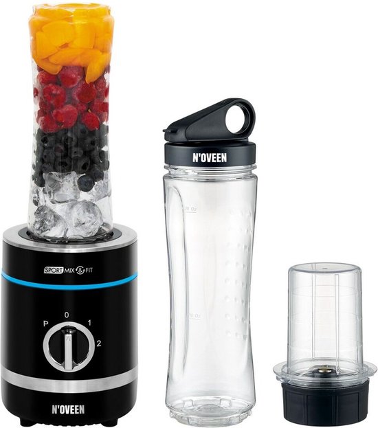 Noveen SB1000 X-LINE 0,6 l Blender voor op aanrecht 300 W Zwart van Noveen