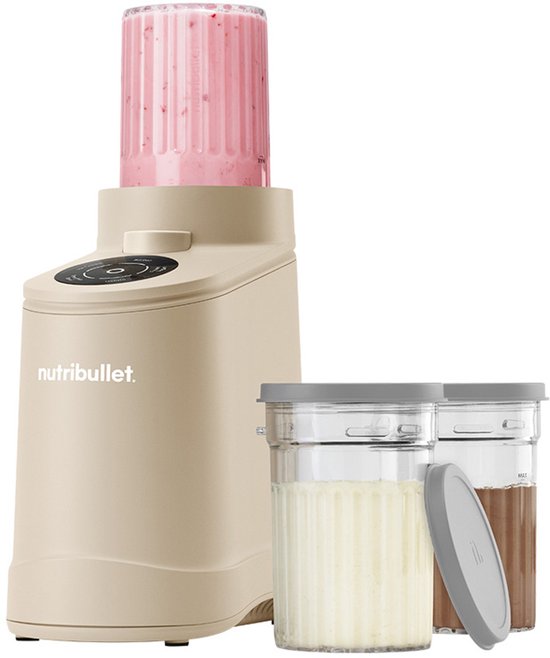 Nutribullet Chill IJsmachine Beige - 500W - 5 Programma's - Roomijs, Sorbet, Gelato en Frozen Yogurt van Merkloos