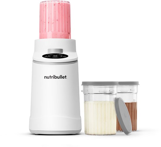 Nutribullet Chill IJsmachine Wit - 500W - 5 Programma's - Roomijs, Sorbet, Gelato en Frozen Yogurt van Merkloos
