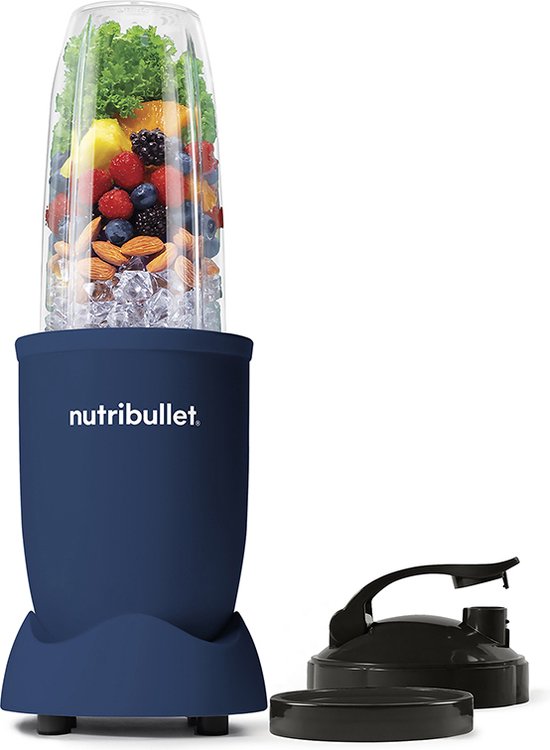 Nutribullet Exclusive Blender - 900 Watt - Smoothie Maker - Incl. Accessoires - Indigo Blauw van Nutribullet