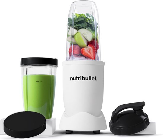 Nutribullet Exclusive Blender - 900 Watt - Smoothie Maker - Incl. To Go Accessoires - Wit van Nutribullet