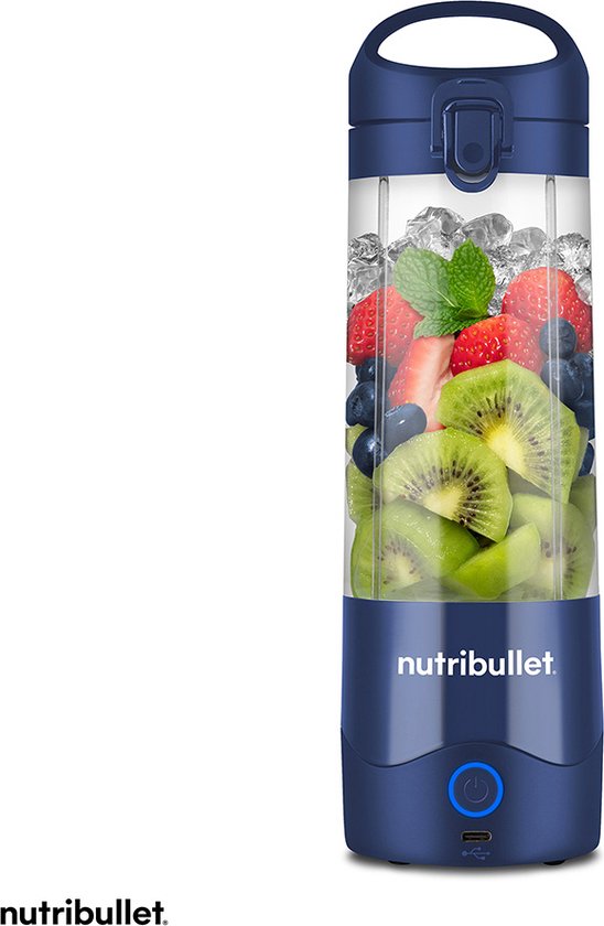 nutribullet Portable - Blender To Go - Mini Blender - Draadloos - Donkerblauw van Nutribullet