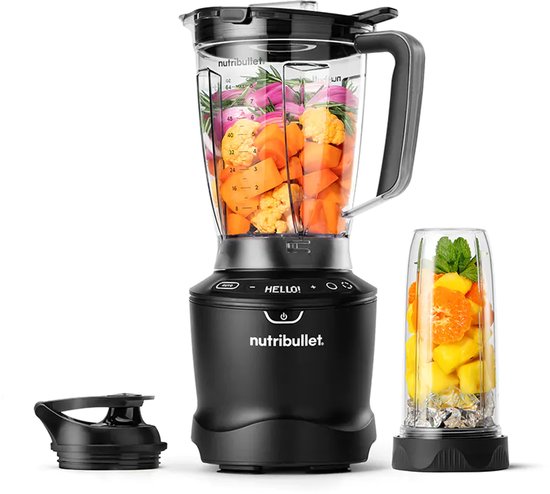 Nutribullet Smart Sense Combo Blender - 1500 Watt - Warme en Koude bereidingen - Smart Technologie - to go cup incl. van Nutribullet