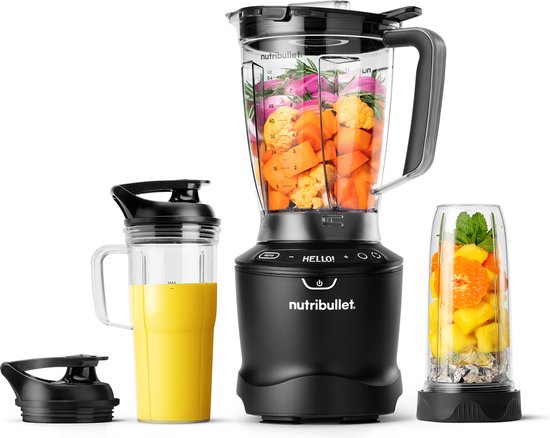 nutribullet Smart Sense Combo Blender - 1500 Watt - Warme en Koude bereidingen - Smart Technologie van Nutribullet