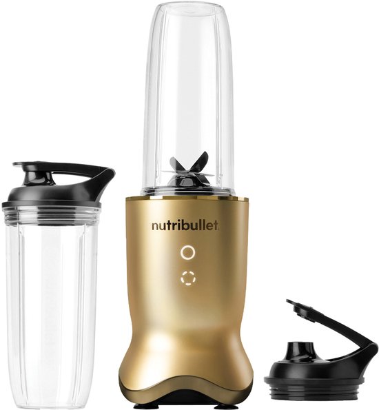 Nutribullet Ultra Blender - Verlichte Touch Knoppen - Pulse Functie - To Go Beker - 1200 Watt - Brass Gold van Merkloos