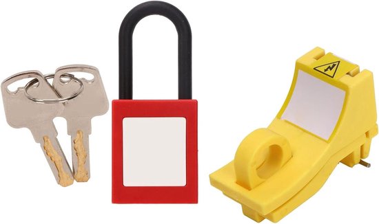 Nylon Clamp voor Breaker Lock, Universele Pin Beveiligingsslot met Hittebestendige Eigenschappen voor Elektrische Veiligheid en Lockout Tagout Toepassingen
