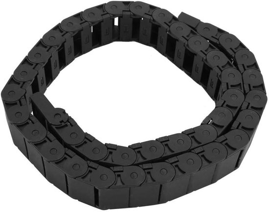 Nylon Kabelhouder Ketting voor Graveermachine, 15 x 30 mm, 1 m - Duurzaam, Flexibel en Handig Accessoire van Merkloos