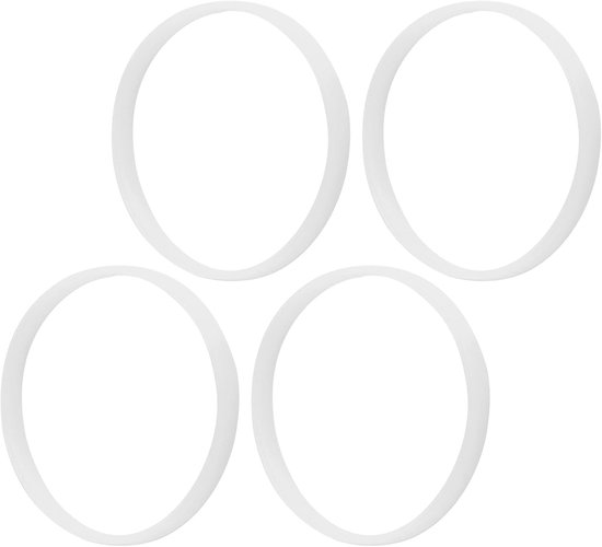 O Ring Gasket Vervangingsring voor Juicer en Blender - 10 cm Witte Rubber Sealing voor Keuken en Tuin