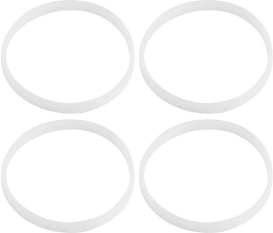 O-Ring Vervanging - Rubber Afdichting - Set van 4 Stuks - Diameter 10 cm - Geschikt voor Juicer - Lichtgewicht 40 g - Afdichtring