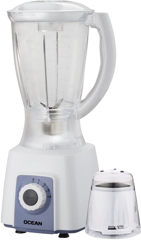 OCEAN® OCBL550G - Blender - 1,5L - 550W - Kunststof kan van OCEAN