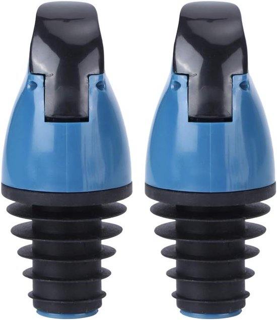 Olie en Azijn Dispenser met Gietmondje, Perfect voor Olijfolie, Wijn en Sojasaus, Keukenaccessoire in Marineblauw van Merkloos