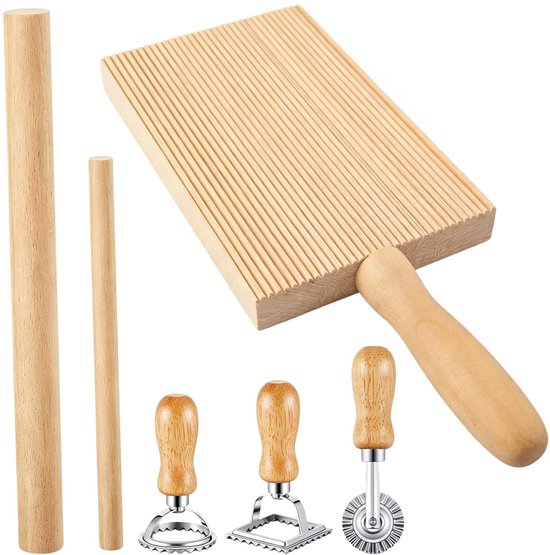 Omgoods - 6-delige Handmatige Pastamachine Set met Accessoires