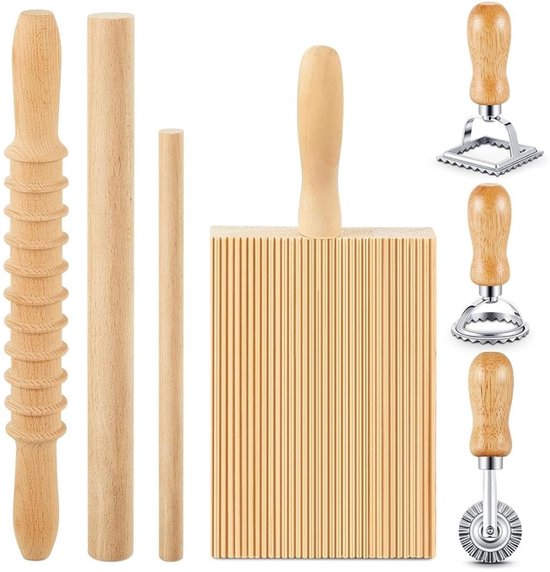 Omgoods - 7-Delige Pasta Gereedschapsset voor Thuisgemaakte Pasta
