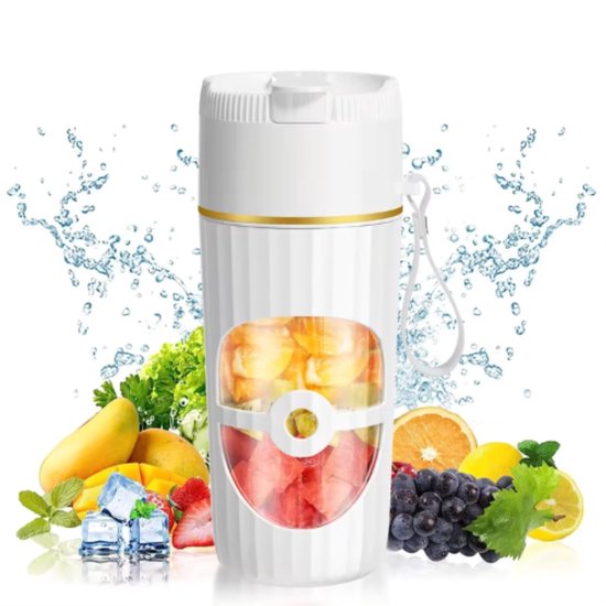 Omgoods - Draadloze Mini Blender voor Smoothies, 450ml