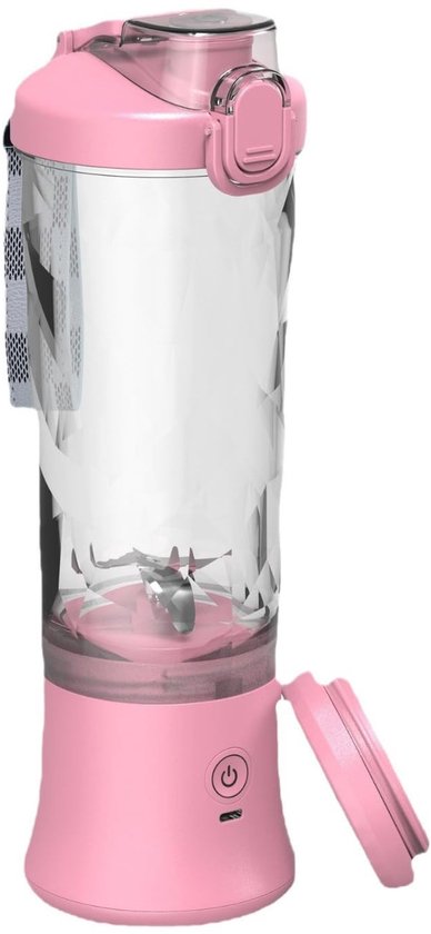 Omgoods - Draagbare Blender met 600ml Capaciteit en 6 Bladen