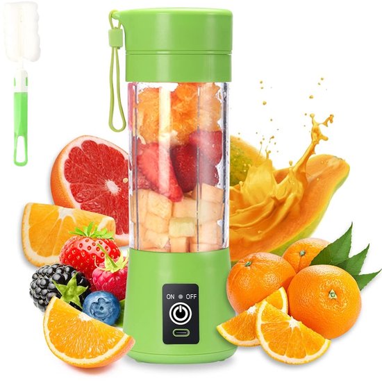 Omgoods - Draagbare Blender met USB Oplaadbare Batterij (380 ml)