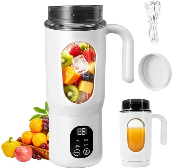 Omgoods - Draagbare Blender voor Smoothies en Shakes, Oplaadbaar via USB-C