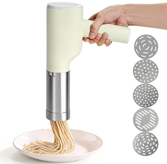 Omgoods - Draagbare Elektrische Pastamaker met 5 Vormen