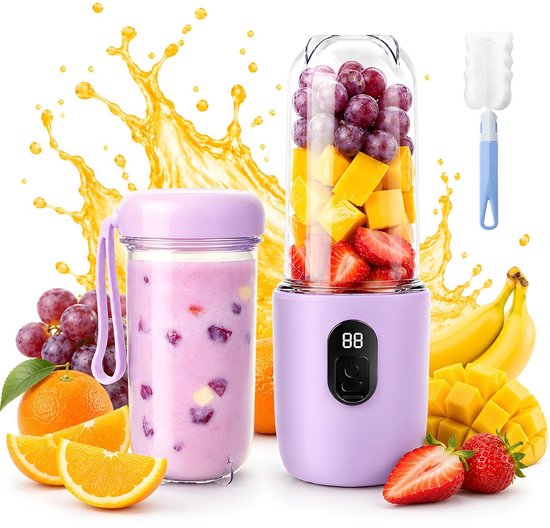 Omgoods - Draagbare Mini Mixer met Digitale Display