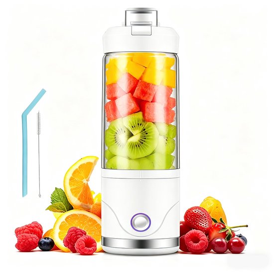 Omgoods - Draagbare Mixer 650ml met Afneembare Container