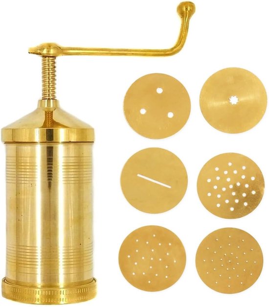 Omgoods - Handmatige Pastamaker van Massief Messing