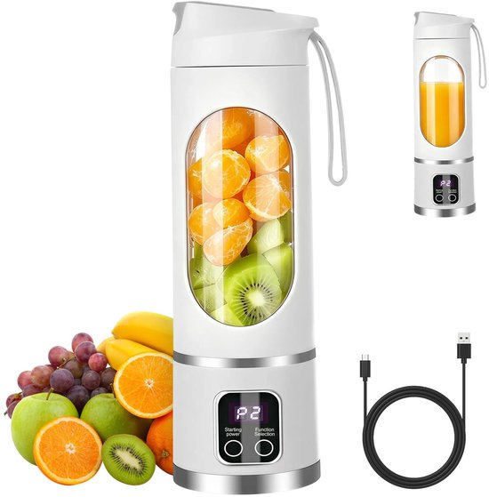 Omgoods - LOMUG Draagbare Blender voor Smoothies 450ml