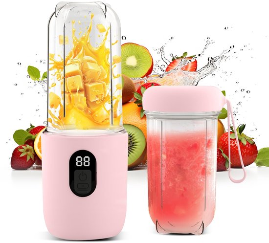 Omgoods - Mini Blender en Smoothie Maker met 500ML Fles