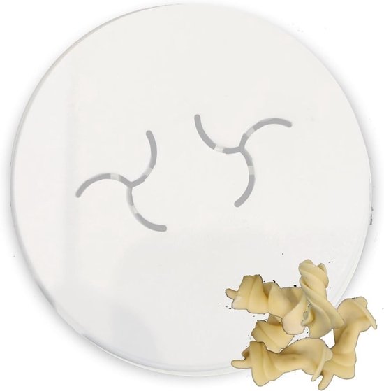 Omgoods - Pasta Disc voor Zelfgemaakte Fusilli, Compatibel met Pastamachine