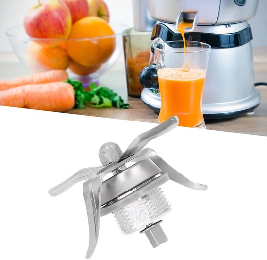 Omgoods - RVS Blender Mes met Schoonmaakborstel voor Vervanging