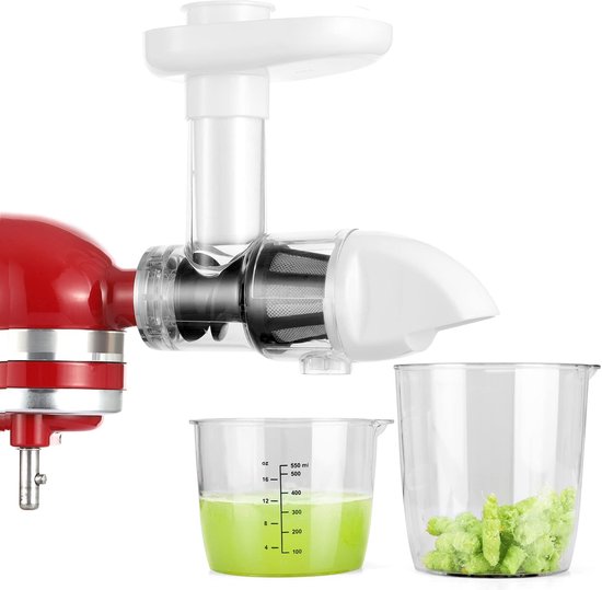 Omgoods - Slow Juicer Accessoire voor Keukenmachines (Wit)