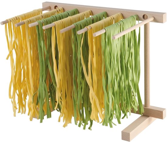 Omgoods - Vouwbare Pastadroger van Beukenhout voor Thuisgebruik