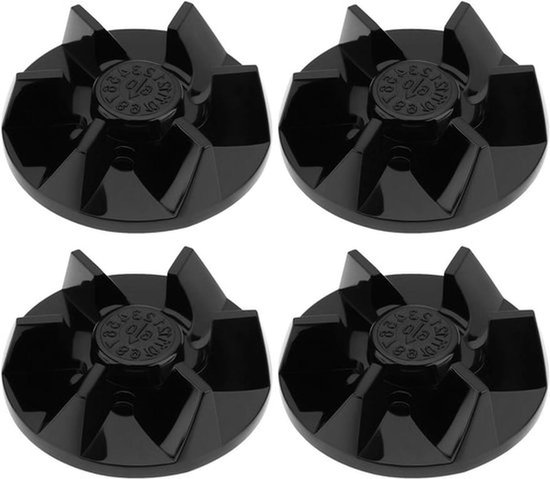 Onderdeel Blender Blade Driver Koppeling - 4 stuks - Compatibel met BFP703 BFP-703 - Eenvoudig te vervangen - Zwart - Reserveonderdeel - Geschikt voor Blenders - Zwart Model van Merkloos